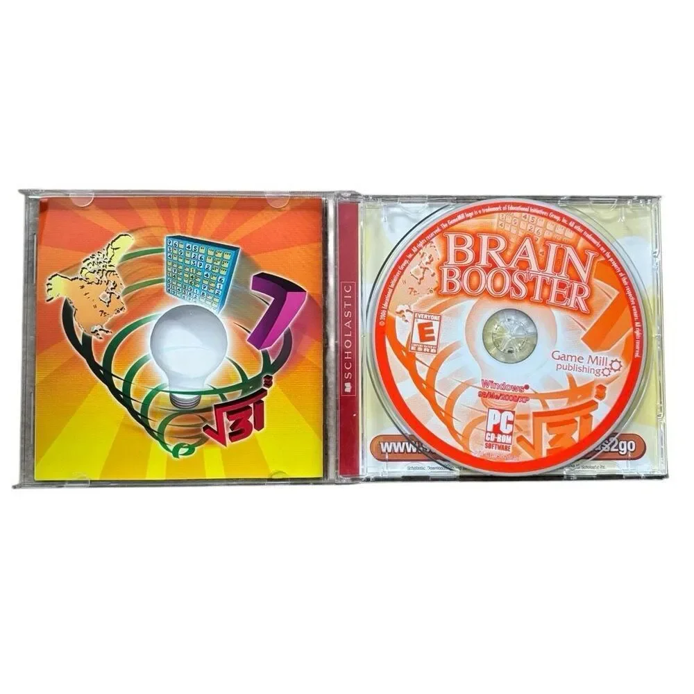 Brain Booster PC CD-ROM For Windows 98/Me/2000/XP